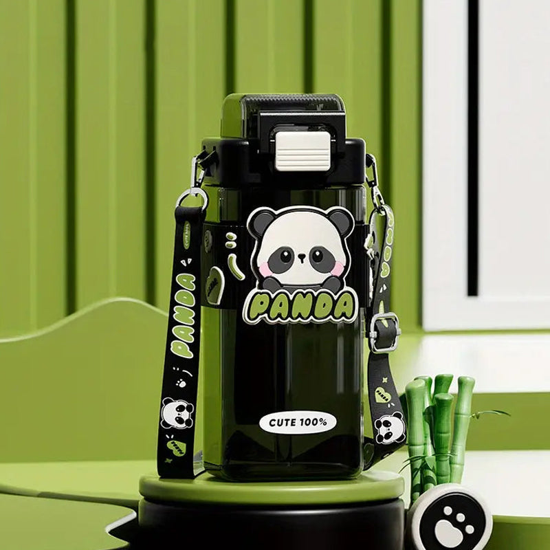 Cute panda bamboo style sipper 🐼- 650 ml - Kidspark